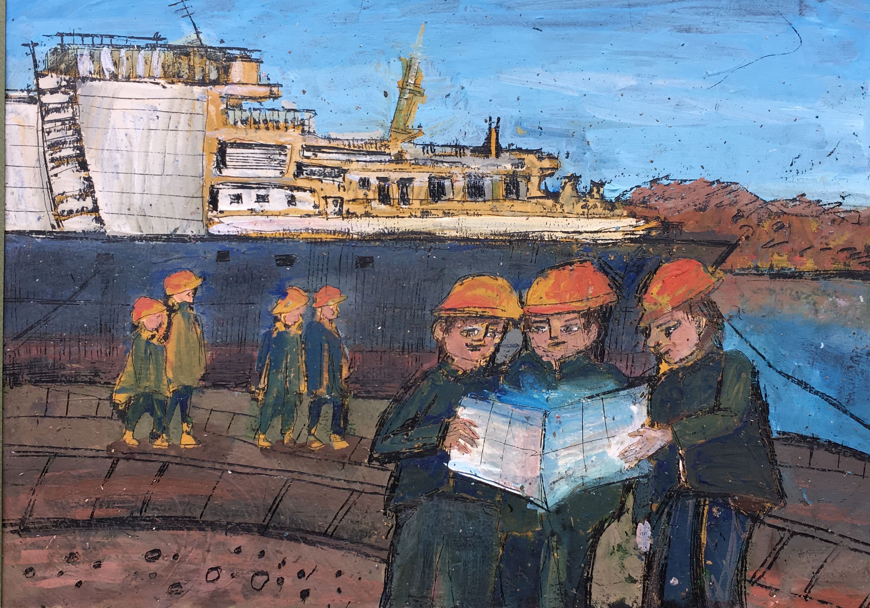 Герасько Мария. 13 лет. «Построено в соответствии с планом», воскография. Преподаватель [О. Д. Гоголева](/teacher/od-gogoleva)