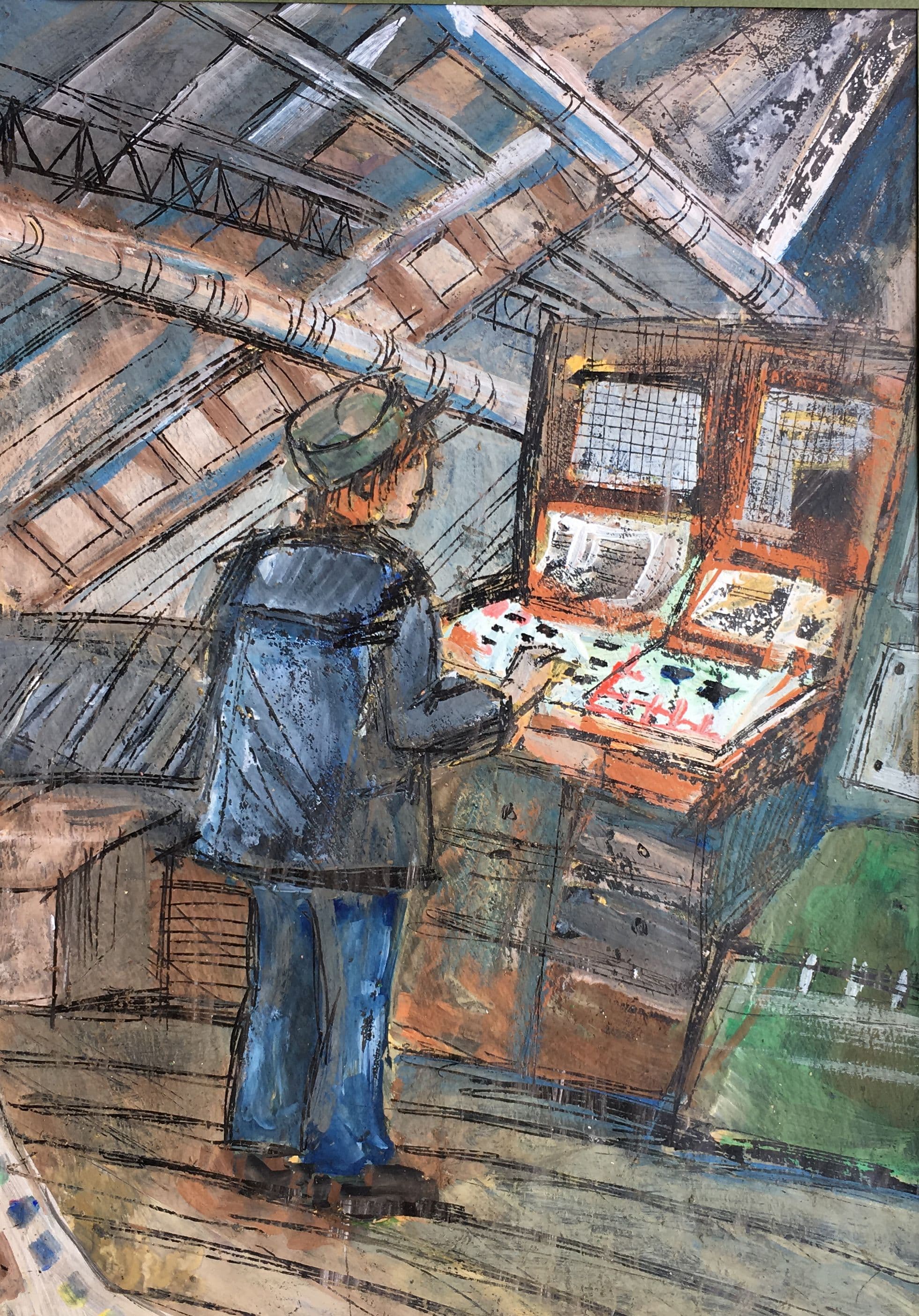 Рязанова Полина. 13 лет. «У станка», воскография. Преподаватель [О. Д. Гоголева](/teacher/od-gogoleva)