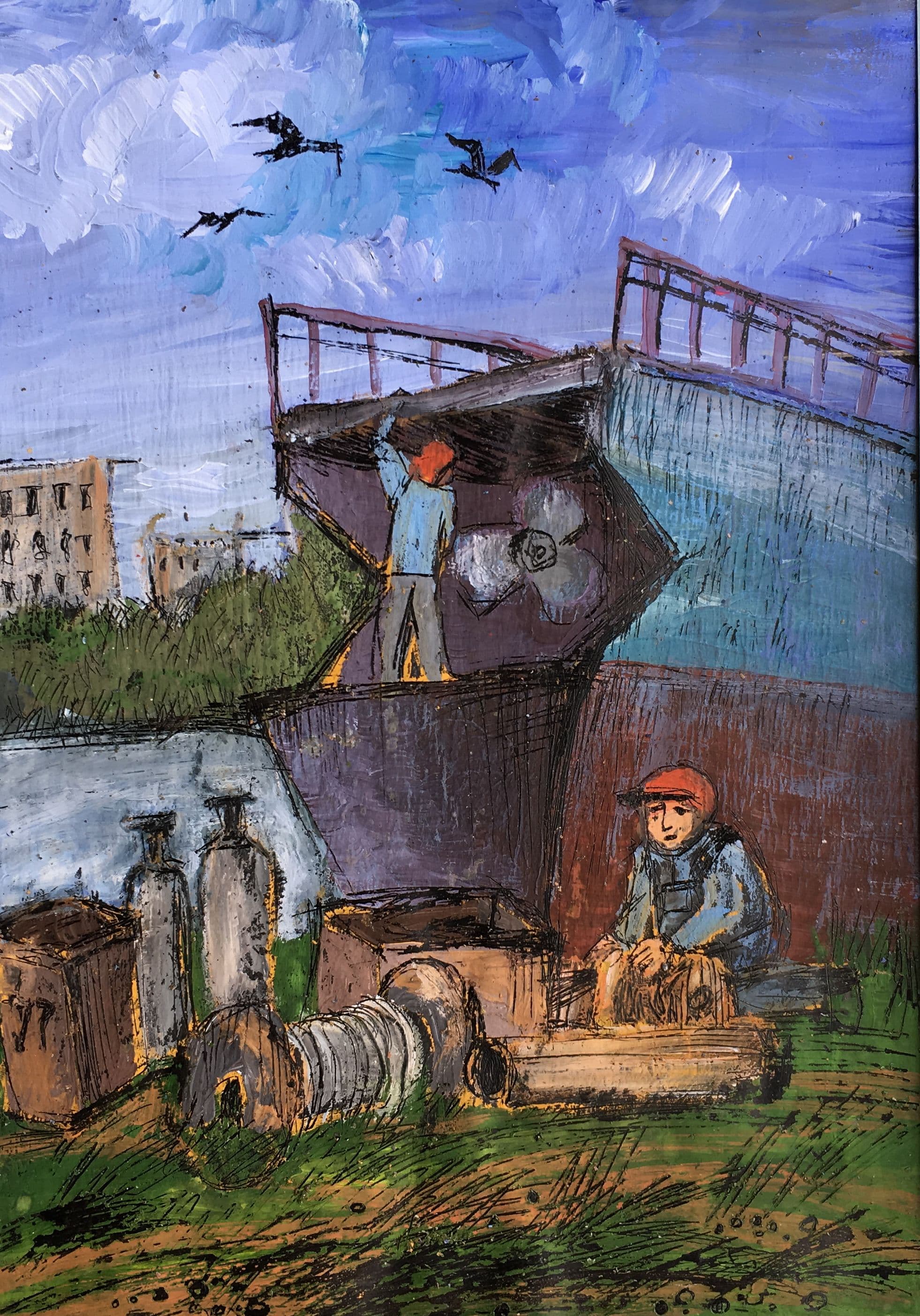 Красикова Анастасия. 13 лет. «Строительство коробля», воскография. Преподаватель [О. Д. Гоголева](/teacher/od-gogoleva)