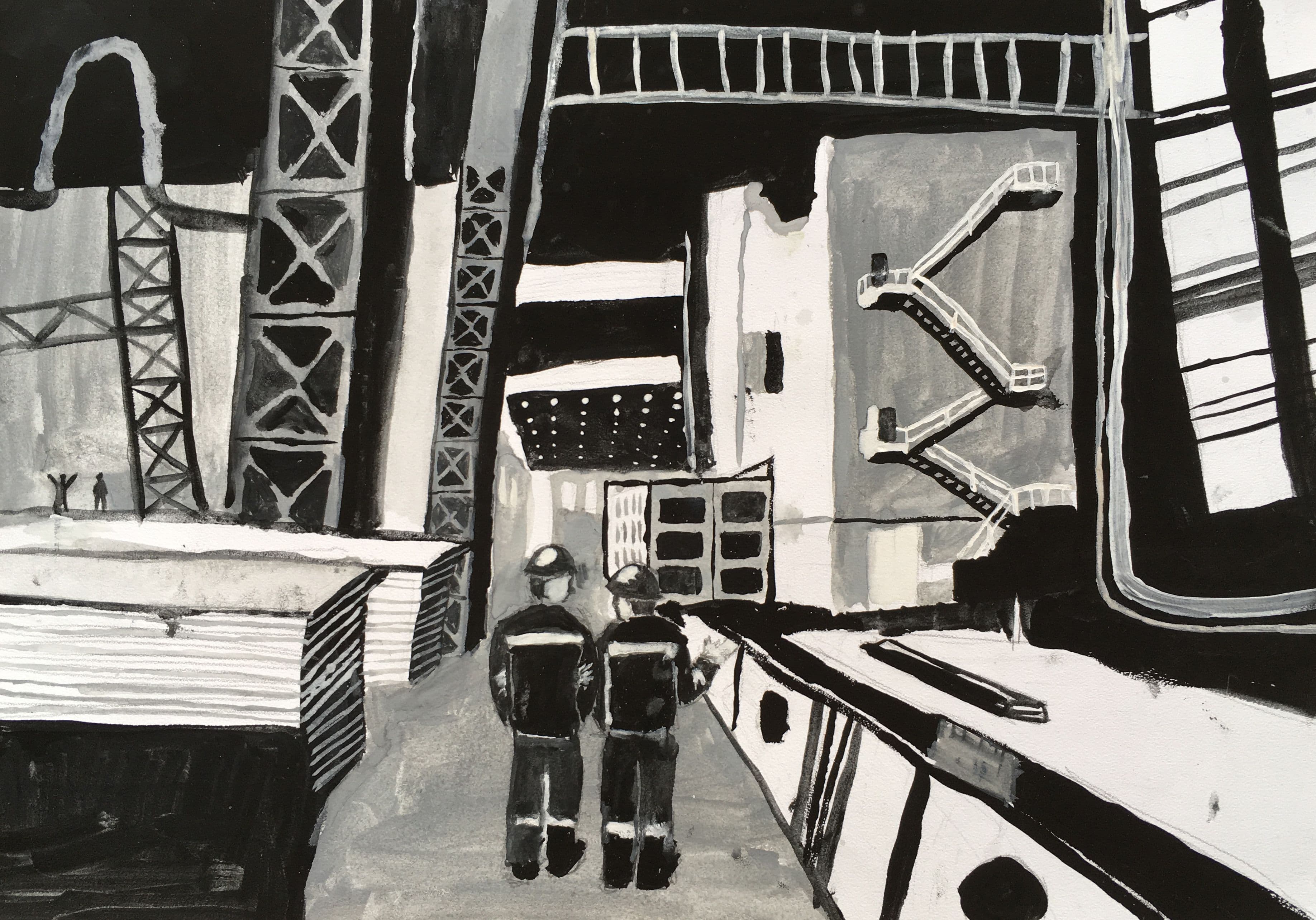 Петрова Анфиса. 15 лет. «После обеда», гуашь. Преподаватель [В. В. Воронова](/teacher/vv-voronova)