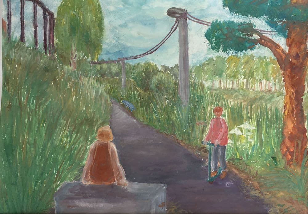 Саитчина Алла. 14 лет. "Родной поселок"