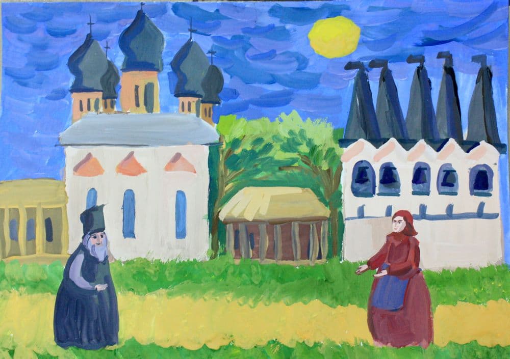 "На службу", Мессерле Алиса (10 лет), преп. Глок Н. И.