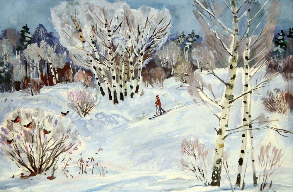 "Зимний день", Мирясова Алёна (10 лет)