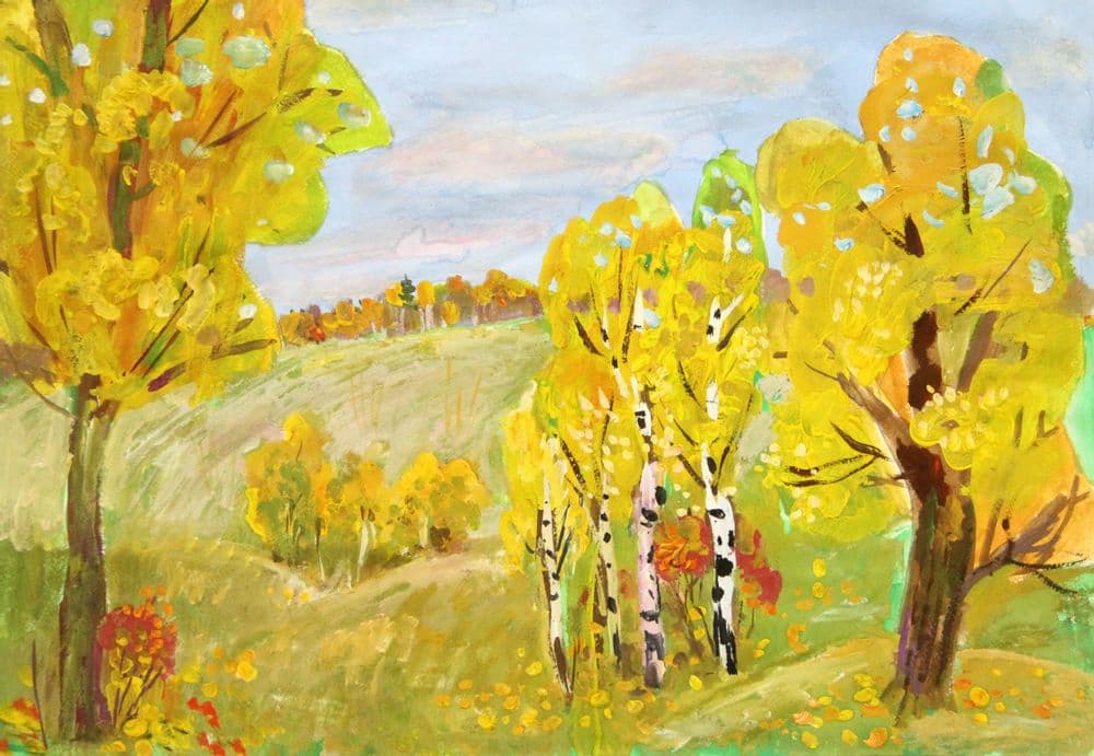 "Ранняя осень", Прудникова Елизавета (9 лет)