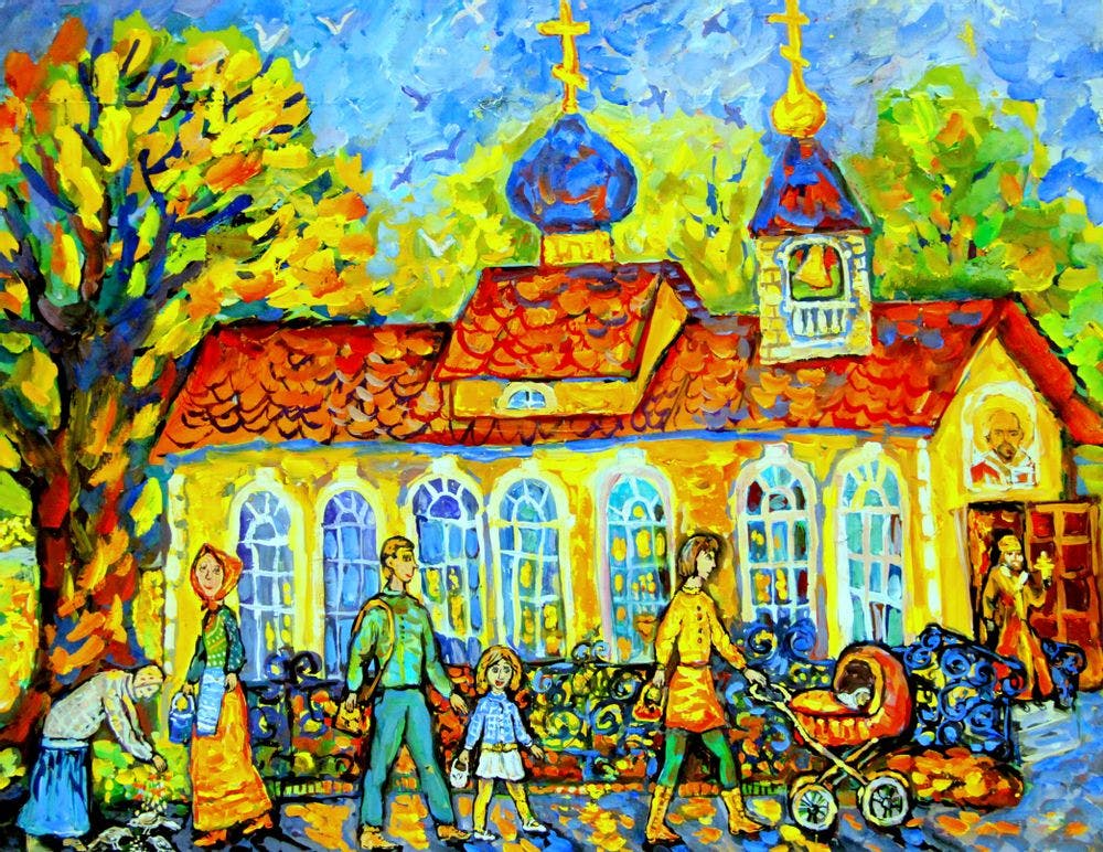 "Церковь Николая Чудотворца во Мге", Шестакова Лана (8 лет)