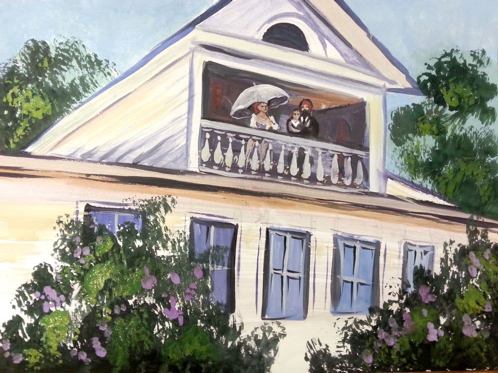 «В родной усадьбе», Анчугова Мария (15 лет), преп. Фомина Лилия Адольфовна